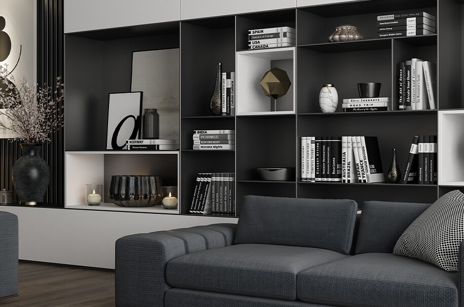 Custom Bookcases & Display Shelving